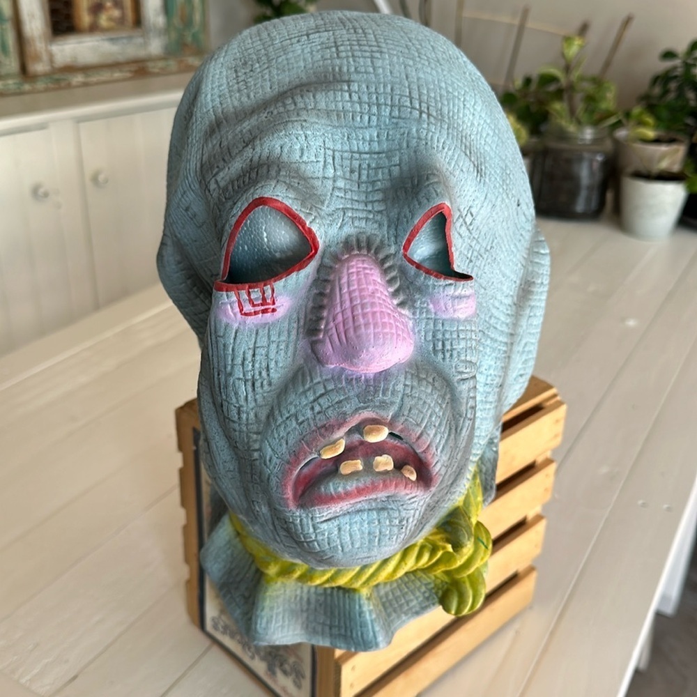 Vintage Halloween mask creepy